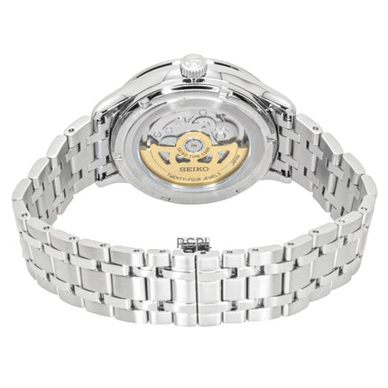 Orologio da uomo Seiko Presage Japanese Garden in acciaio inossidabile con quadrante verde automatico SSA463J1