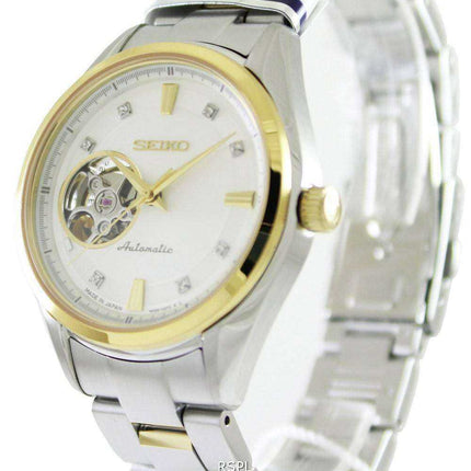 Orologio da donna Seiko automatico in vetro zaffiro bicolore SSA868J1 SSA868J da donna
