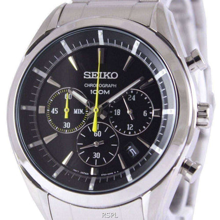 Orologio da uomo Seiko Chronograph Quartz 100M SSB087 SSB087P1 SSB087P