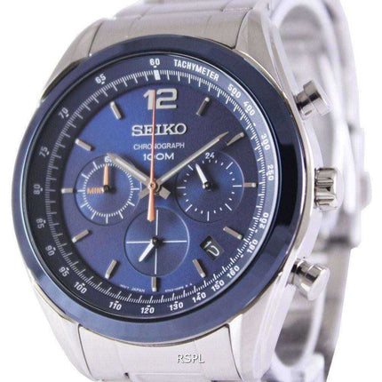Orologio da uomo Seiko Chronograph Quartz 100M SSB091P1 SSB091P