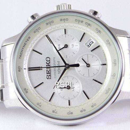 Orologio da uomo Seiko Chronograph Quartz Tachymeter SSB161 SSB161P1 SSB161P