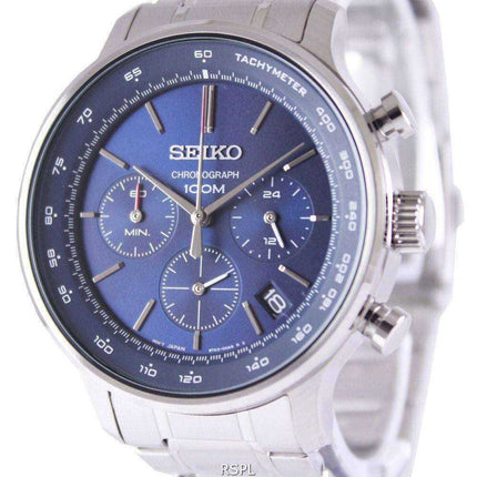 Orologio da uomo Seiko Chronograph Quartz Tachymeter SSB163 SSB163P1 SSB163P
