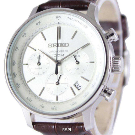 Orologio da uomo Seiko Chronograph Quartz Tachymeter SSB169 SSB169P1 SSB169P