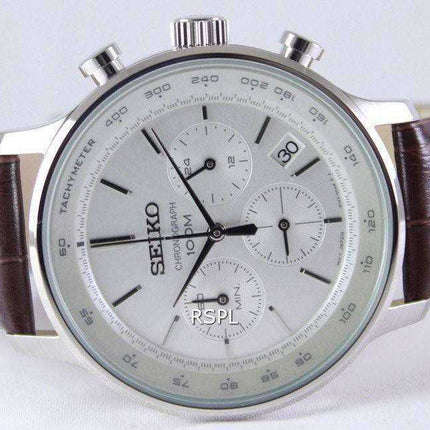 Orologio da uomo Seiko Chronograph Quartz Tachymeter SSB169 SSB169P1 SSB169P