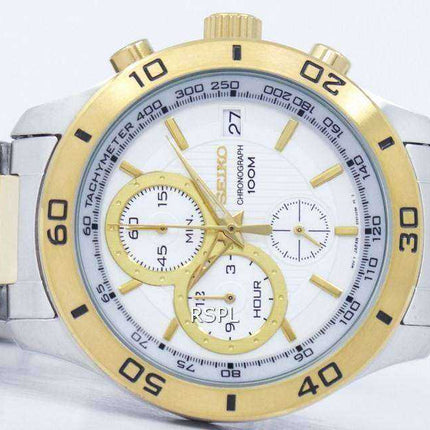 Orologio da uomo Seiko Chronograph Quartz Tachymeter SSB188 SSB188P1 SSB188P