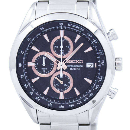 Orologio da uomo Seiko Chronograph Quartz Tachymeter SSB199 SSB199P1 SSB199P