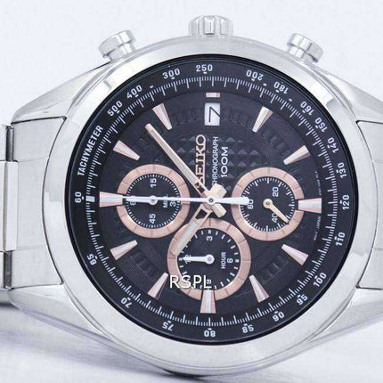 Orologio da uomo Seiko Chronograph Quartz Tachymeter SSB199 SSB199P1 SSB199P
