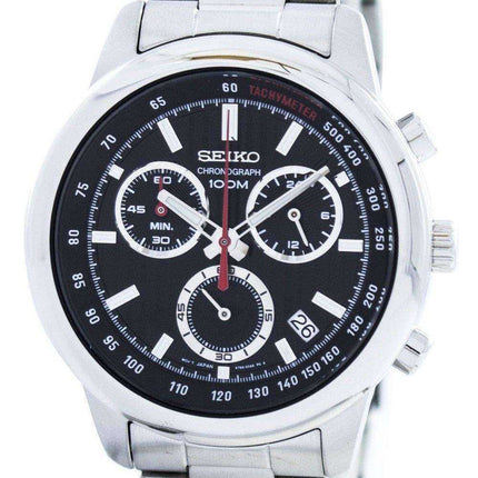 Orologio da uomo Seiko Sport cronografo al quarzo tachimetro SSB205 SSB205P1 SSB205P