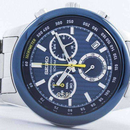 Orologio da uomo Seiko Sport cronografo al quarzo tachimetro SSB207 SSB207P1 SSB207P