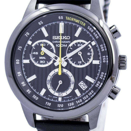 Orologio da uomo Seiko Quartz Cronografo Tachimetro 100M SSB213 SSB213P1 SSB213P