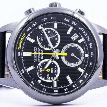 Orologio da uomo Seiko Quartz Cronografo Tachimetro 100M SSB213 SSB213P1 SSB213P