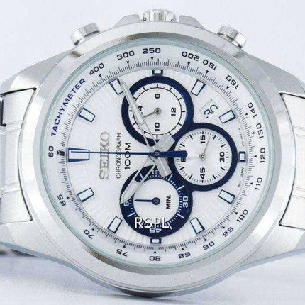 Orologio da uomo Seiko Chronograph Quartz Tachymeter SSB239 SSB239P1 SSB239P