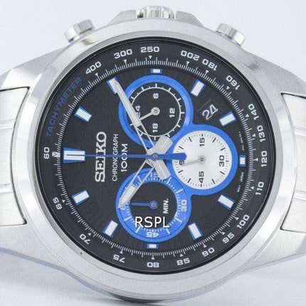 Orologio da uomo Seiko Chronograph Quartz Tachymeter SSB243 SSB243P1 SSB243P