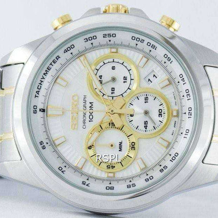 Orologio da uomo con cronografo al quarzo tachimetro SSB245 SSB245P1 SSB245P