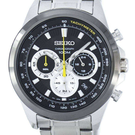 Orologio da uomo Seiko Chronograph Quartz Tachymeter SSB247 SSB247P1 SSB247P