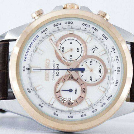 Orologio da uomo Seiko Chronograph Quartz Tachymeter SSB250 SSB250P1 SSB250P