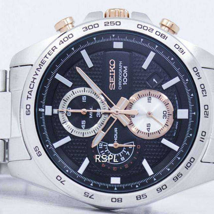 Orologio da uomo Seiko Sport cronografo tachimetro analogico SSB281 SSB281P1 SSB281P