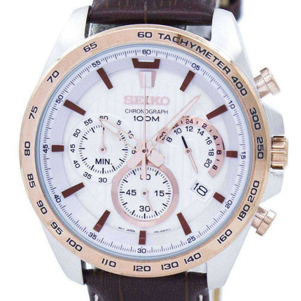 Orologio da uomo Seiko Chronograph Quartz Tachymeter SSB306 SSB306P1 SSB306P