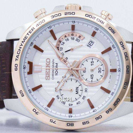 Orologio da uomo Seiko Chronograph Quartz Tachymeter SSB306 SSB306P1 SSB306P