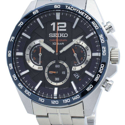Orologio al quarzo tachimetro da uomo con cronografo Seiko Chronograph SSB345 SSB345P1 SSB345P