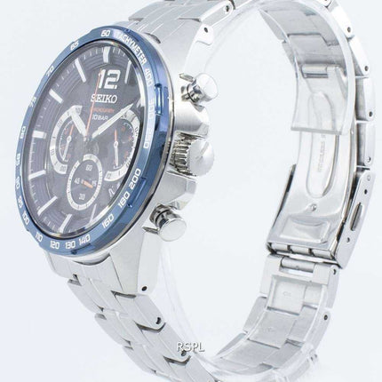 Orologio al quarzo tachimetro da uomo con cronografo Seiko Chronograph SSB345 SSB345P1 SSB345P