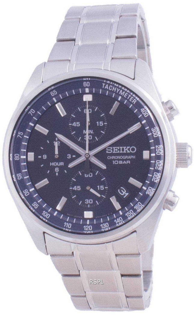 Orologio da uomo Seiko Chronograph Quartz SSB377 SSB377P1 SSB377P 100M