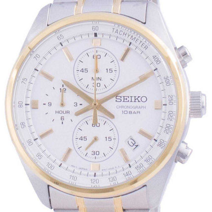 Orologio da uomo Seiko Chronograph Quartz SSB380 SSB380P1 SSB380P 100M