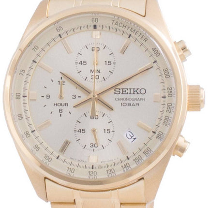 Orologio da uomo Seiko Cronografo al quarzo SSB382 SSB382P1 SSB382P 100M ricondizionato