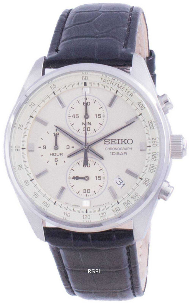 Orologio da uomo Seiko Chronograph Quartz SSB383 SSB383P1 SSB383P 100M