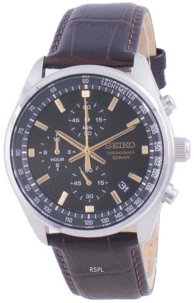 Orologio da uomo Seiko Chronograph Quartz SSB385 SSB385P1 SSB385P 100M