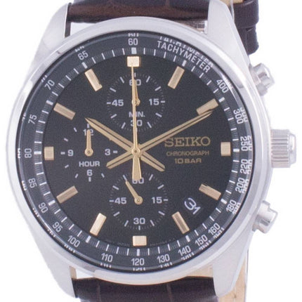 Orologio da uomo Seiko Cronografo al quarzo SSB385 SSB385P1 SSB385P 100M ricondizionato