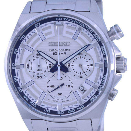 Orologio da uomo Seiko 140th Anniversary in edizione limitata con cronografo al quarzo SSB395 SSB395P1 SSB395P 100M