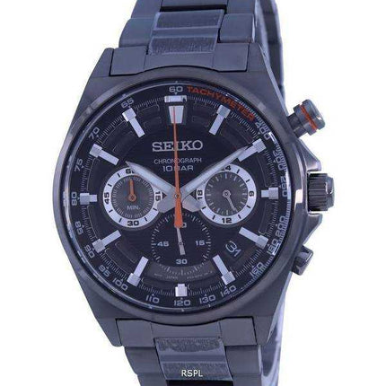 Orologio da uomo Seiko Neo Sports cronografo quadrante nero al quarzo SSB399 SSB399P1 SSB399P 100M