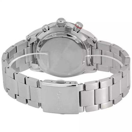 Orologio da uomo Seiko Conceptual Chronograph in acciaio inossidabile con quadrante blu al quarzo SSB407P1 100M