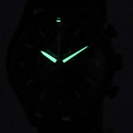 Orologio da uomo Seiko Conceptual Chronograph cinturino in nylon quadrante nero quarzo SSB421P1 100M