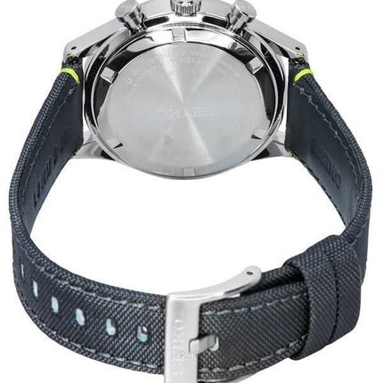 Orologio da uomo Seiko Conceptual Chronograph cinturino in nylon quadrante grigio quarzo SSB423P1 100M