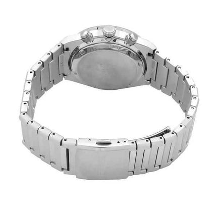 Seiko Discover More Classic Cronografo in acciaio inossidabile con quadrante grigio al quarzo SSB455P1 100M Orologio da uomo