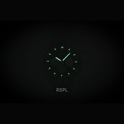 Orologio da uomo Seiko Cronografo in acciaio inossidabile con quadrante blu al quarzo SSB477P1