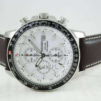 Orologio da uomo con allarme solare Seiko Pilot Flightmaster SSC013 SSC013P1 SSC013P