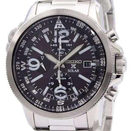 Orologio da uomo Seiko Solar Alarm Chronograph SSC075 SSC075P1 SSC075P