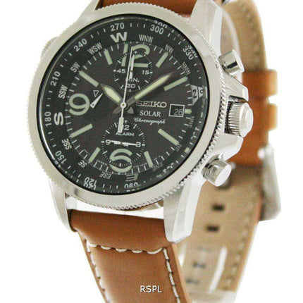 Orologio da uomo Seiko Solar Alarm Chronograph SSC081 SSC081P1 SSC081P