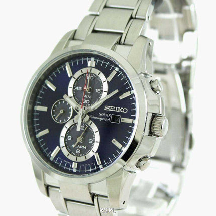 Orologio da uomo Seiko Solar Alarm Chronograph SSC085 SSC085P1 SSC085P