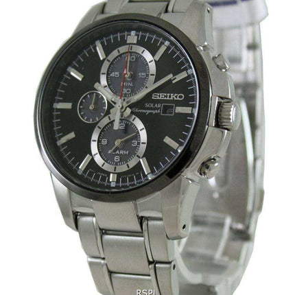 Orologio da uomo Seiko Solar Alarm Chronograph SSC087 SSC087P1 SSC087P