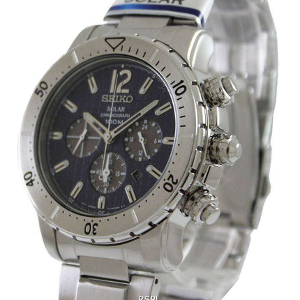 Orologio da uomo Seiko Solar Chronograph SSC221 SSC221P1 SSC221P