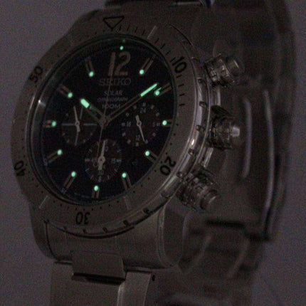 Orologio da uomo Seiko Solar Chronograph SSC221 SSC221P1 SSC221P