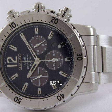 Orologio da uomo Seiko Solar Chronograph SSC221 SSC221P1 SSC221P