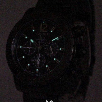 Orologio da uomo Seiko Solar Chronograph SSC225 SSC225P1 SSC225P