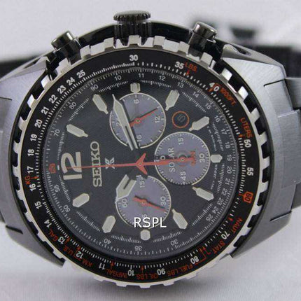 Orologio da uomo Seiko Prospex Aviation Solar Pilots SSC263 SSC263P1 SSC263P
