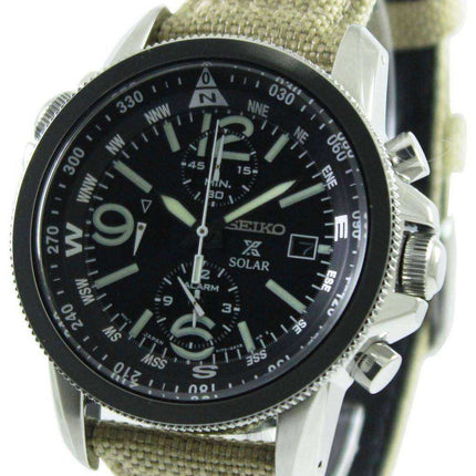 Orologio da uomo Seiko Prospex Solar Military Alarm Chronograph SSC293 SSC293P1 SSC293P