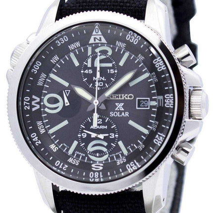 Orologio da uomo Seiko Prospex Solar Military Alarm Chronograph SSC293P2